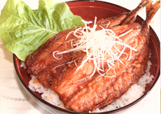 秋刀魚かばやき丼